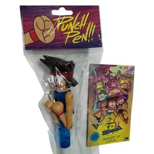 Cartoon Network OK K.O. Let's Be Heroes Punch Pen & Promo Postcard New Sealed